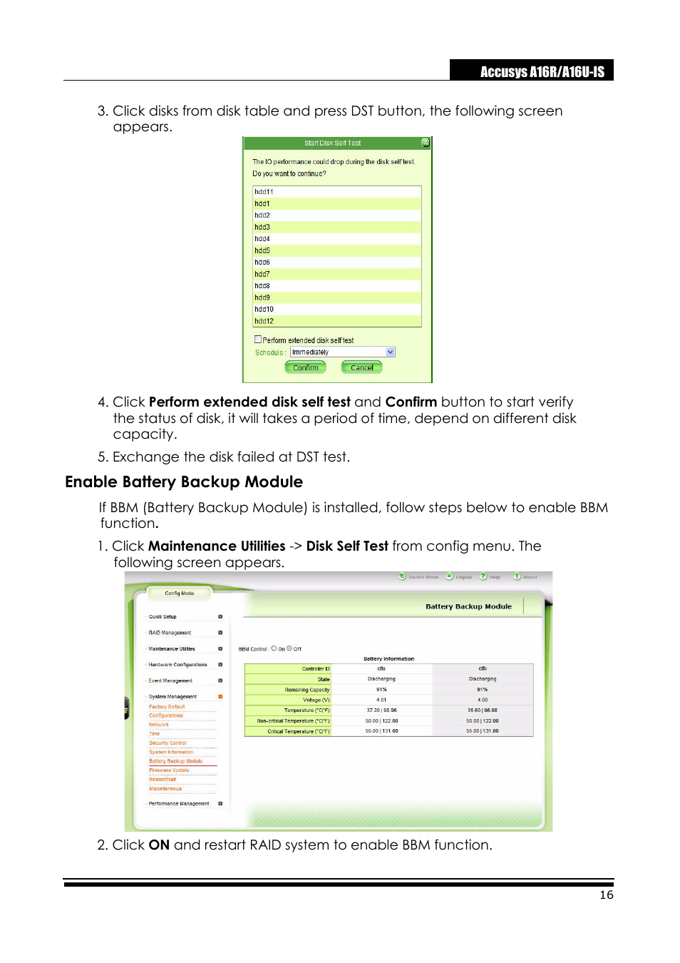 Accusys ExaRAID A16U-IS User Manual | Page 18 / 40