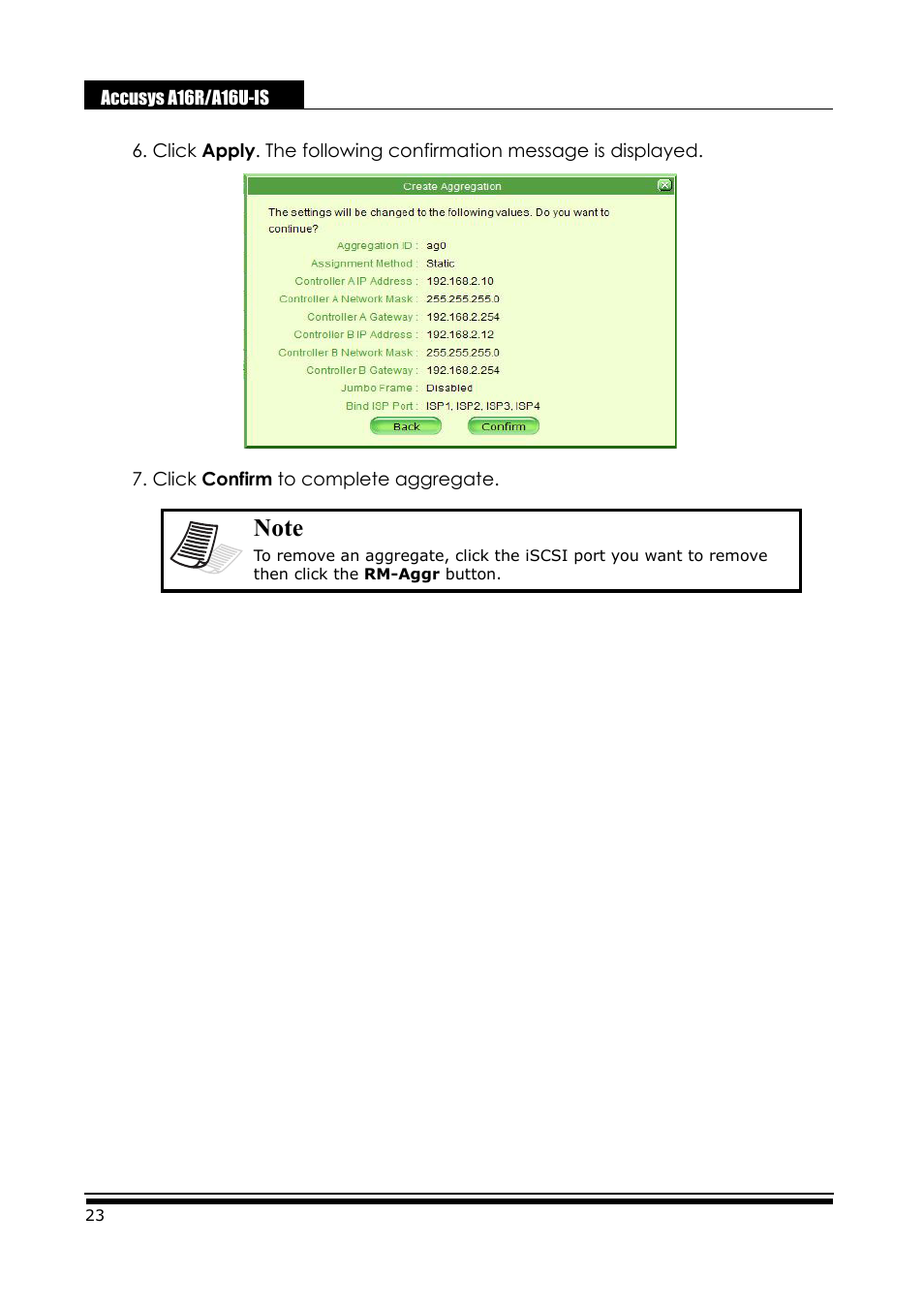 Accusys ExaRAID A16U-IS User Manual | Page 25 / 40