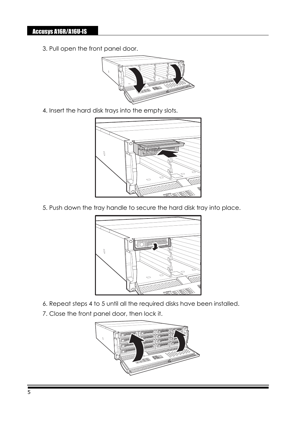 Accusys ExaRAID A16U-IS User Manual | Page 7 / 40
