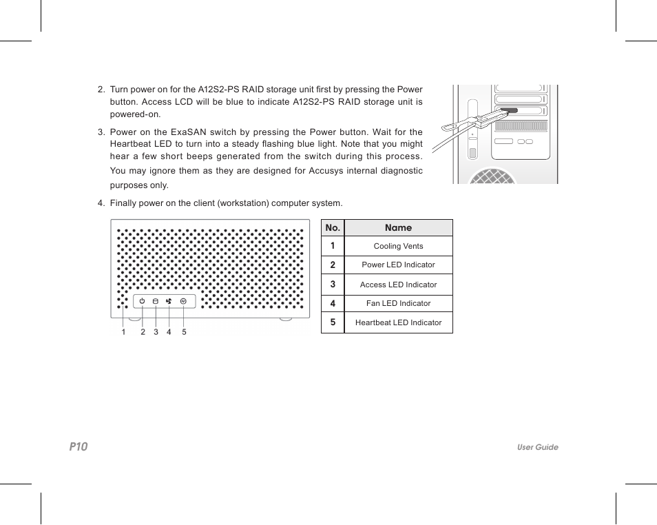 Accusys ExaSAN SW08-Q4 User Manual | Page 12 / 44