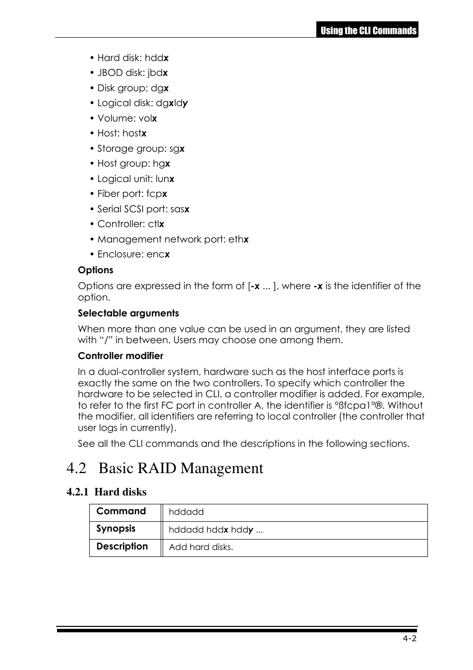 2 basic raid management, 1 hard disks | Accusys ExaRAID GUI User Manual | Page 133 / 369