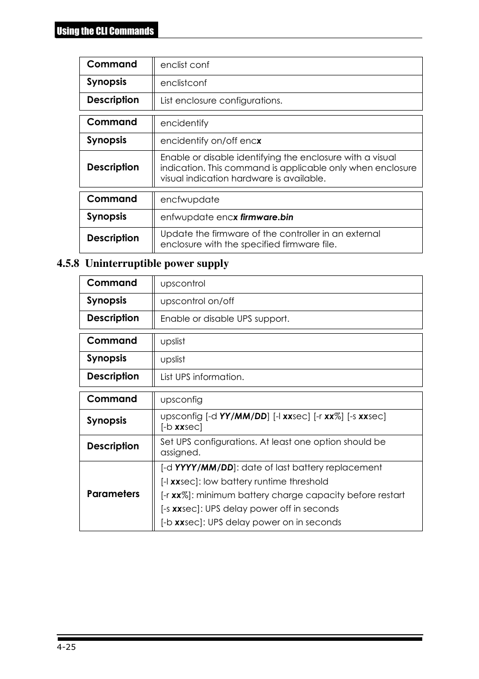 8 uninterruptible power supply | Accusys ExaRAID GUI User Manual | Page 156 / 369