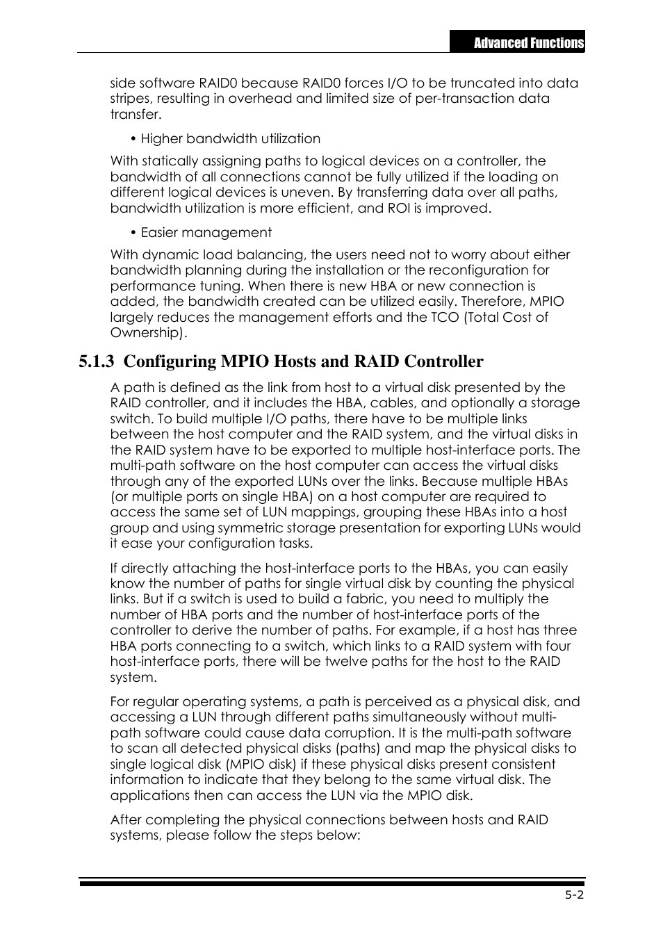 3 configuring mpio hosts and raid controller | Accusys ExaRAID GUI User Manual | Page 175 / 369