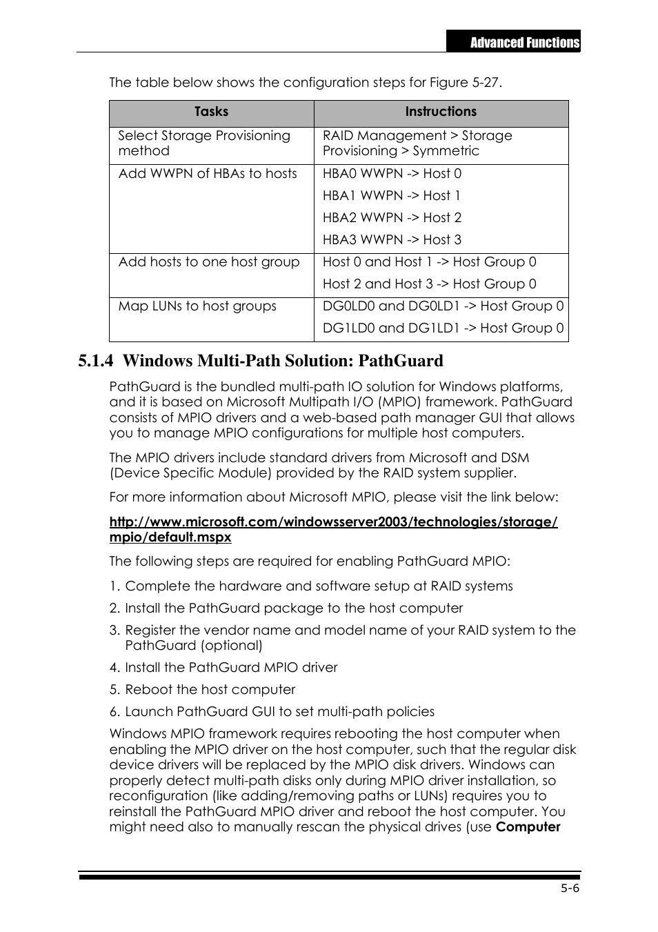 4 windows multi-path solution: pathguard | Accusys ExaRAID GUI User Manual | Page 179 / 369