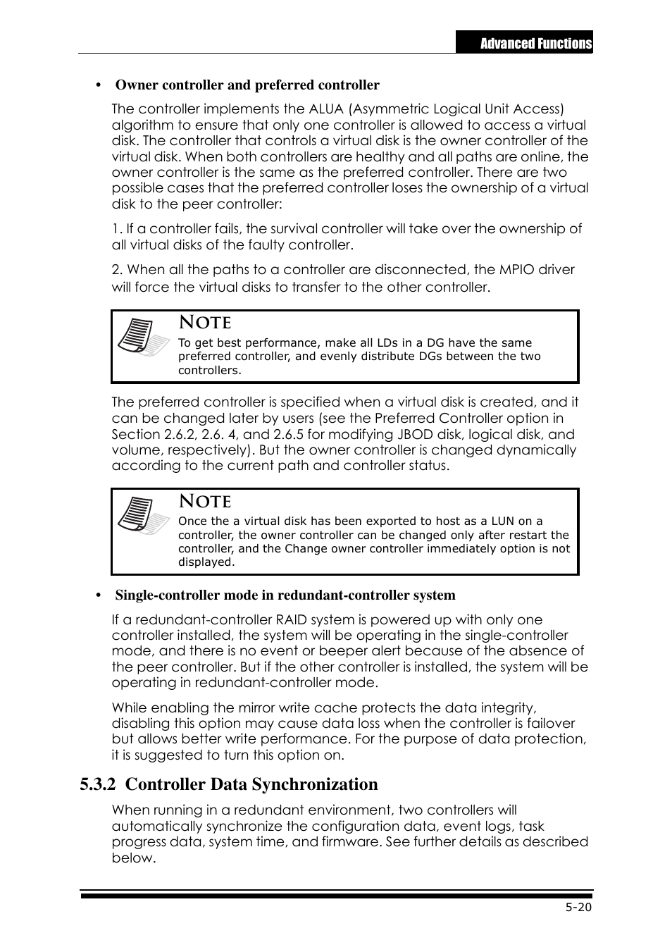 2 controller data synchronization | Accusys ExaRAID GUI User Manual | Page 193 / 369