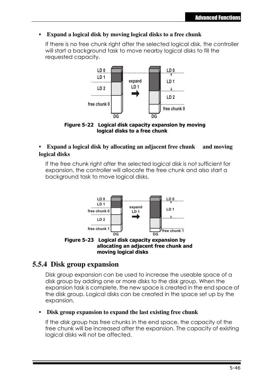 4 disk group expansion | Accusys ExaRAID GUI User Manual | Page 219 / 369