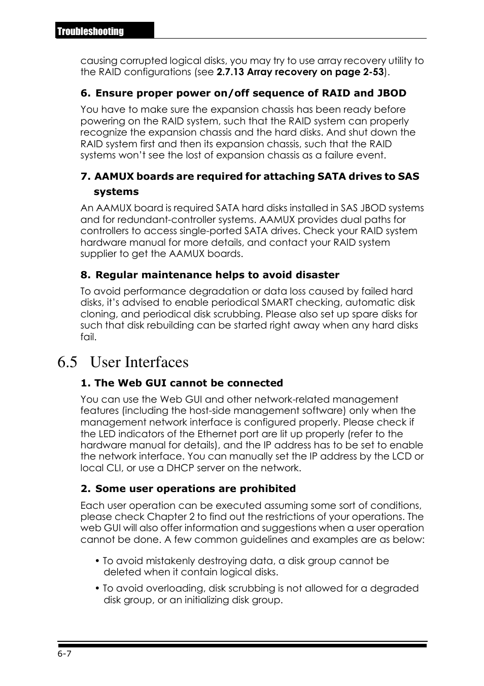 5 user interfaces | Accusys ExaRAID GUI User Manual | Page 250 / 369
