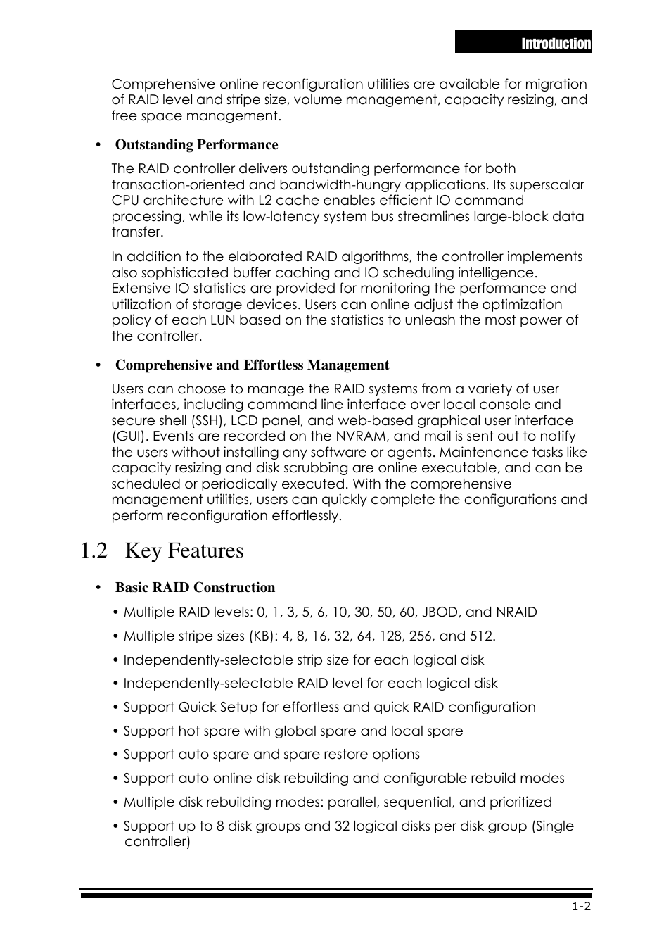 2 key features | Accusys ExaRAID GUI User Manual | Page 27 / 369