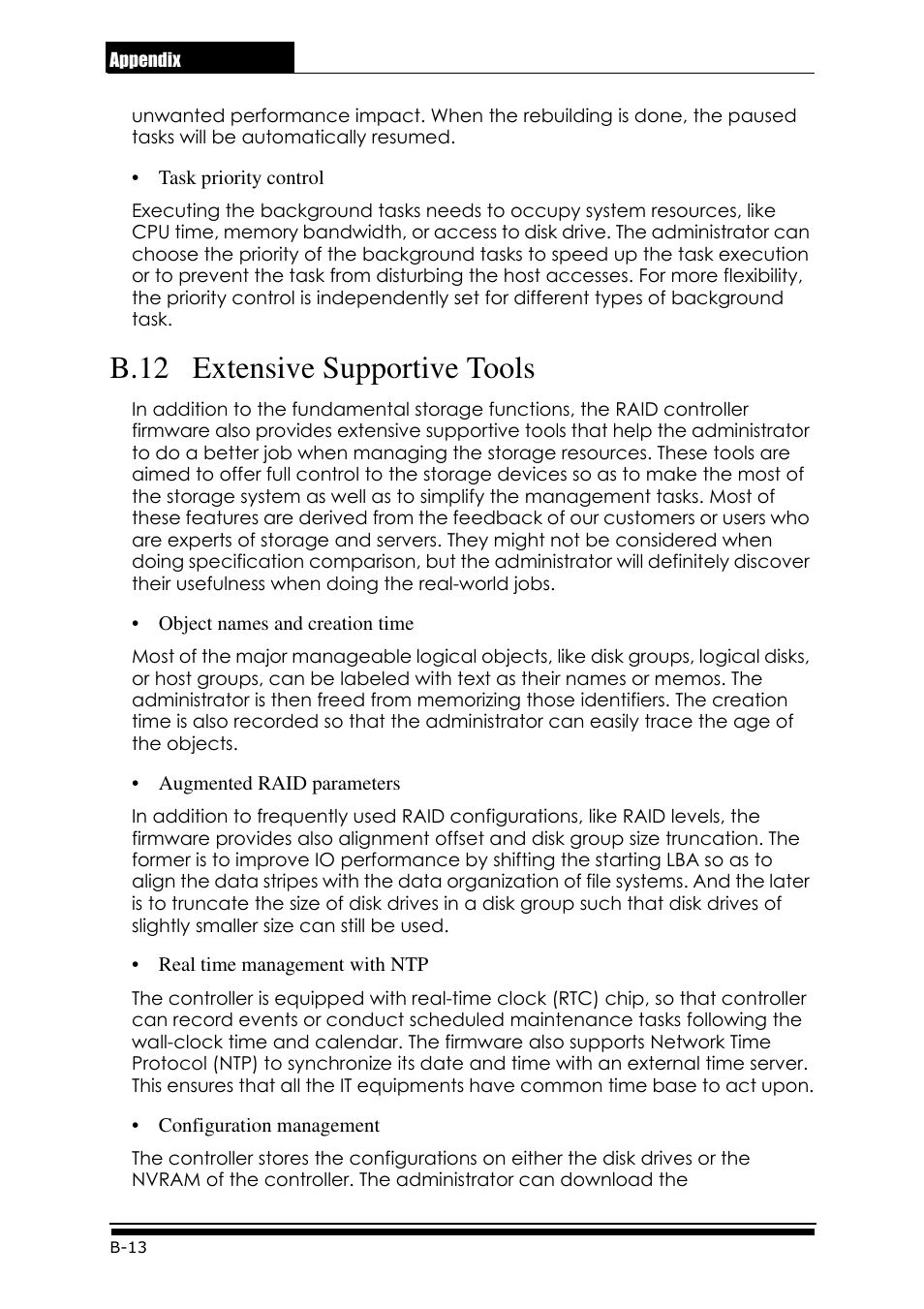 B.12 extensive supportive tools | Accusys ExaRAID GUI User Manual | Page 282 / 369