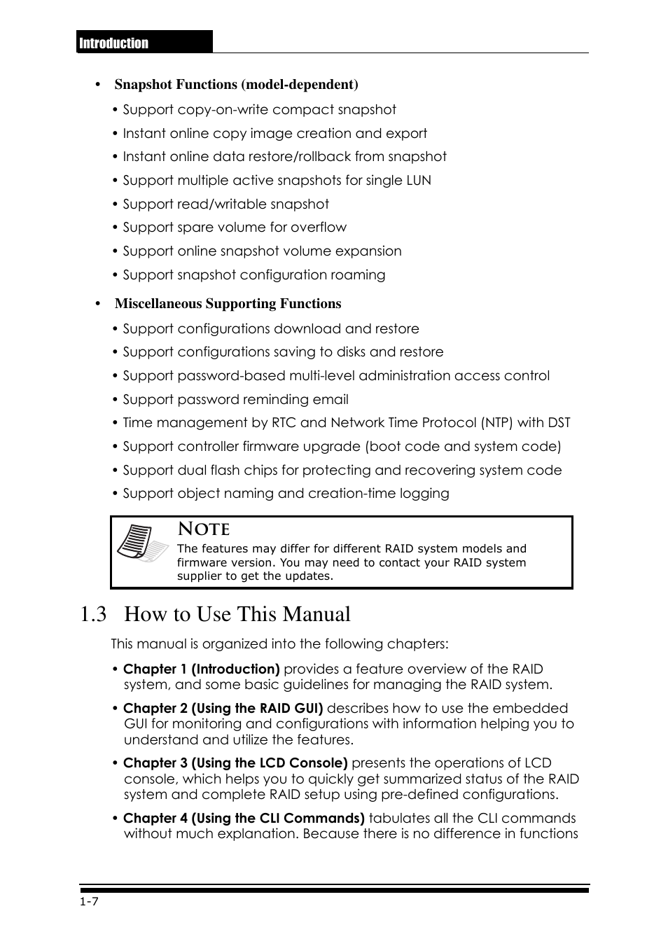 3 how to use this manual | Accusys ExaRAID GUI User Manual | Page 32 / 369