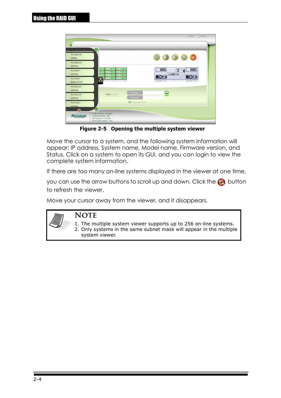 Accusys ExaRAID GUI User Manual | Page 44 / 369