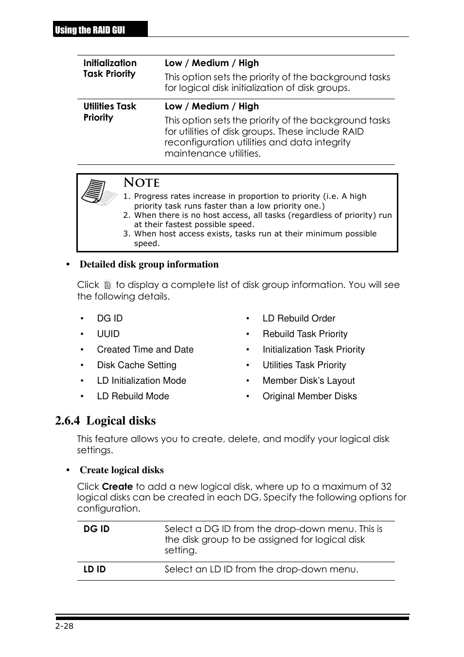 4 logical disks | Accusys ExaRAID GUI User Manual | Page 68 / 369