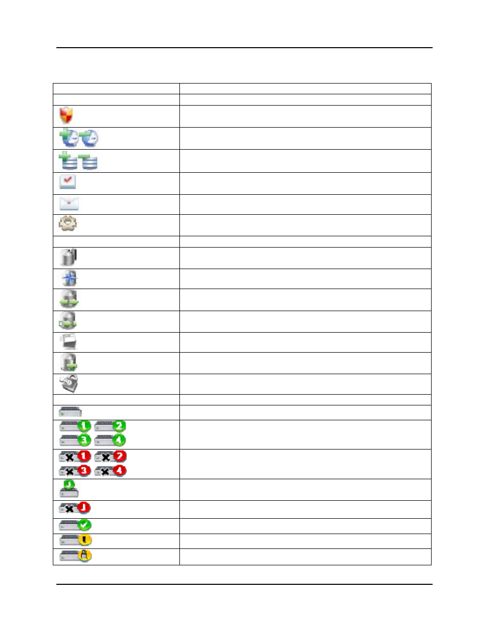 Appendix b: icons | Accusys ExaSAN A12S2-PS User Manual | Page 113 / 114