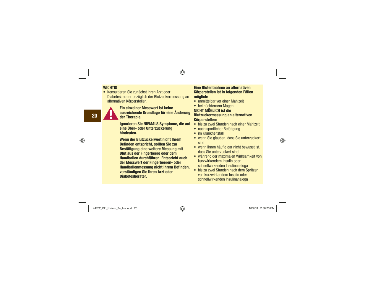 Акку-Чек Перформа Нано User Manual | Page 104 / 332