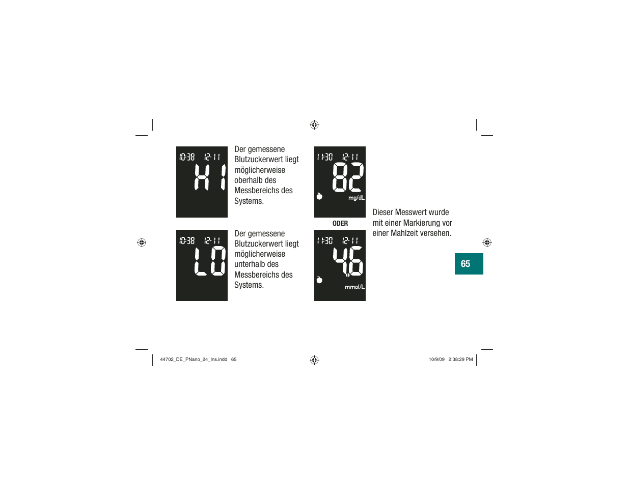 Акку-Чек Перформа Нано User Manual | Page 149 / 332
