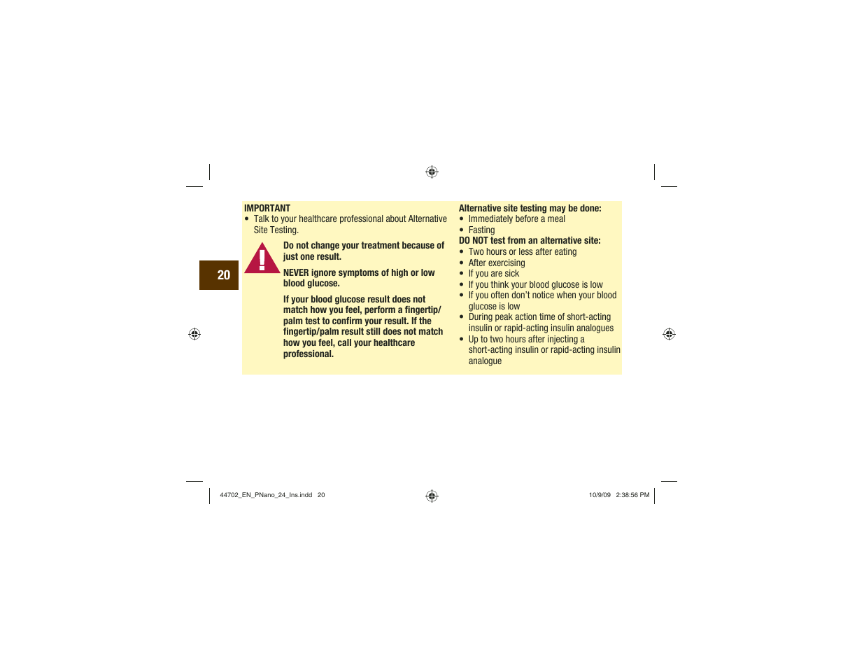 Акку-Чек Перформа Нано User Manual | Page 22 / 332
