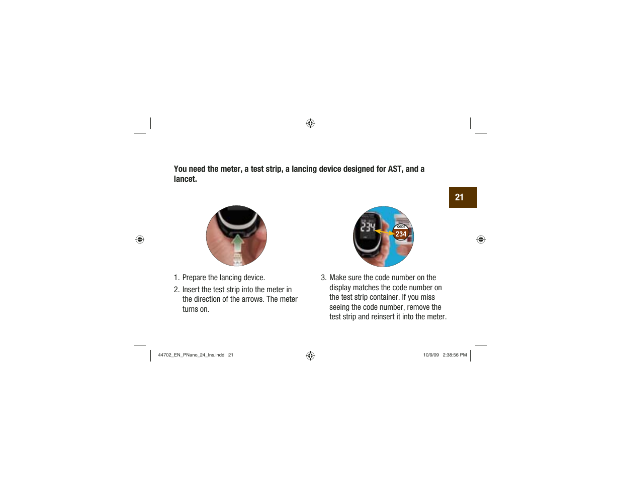 Акку-Чек Перформа Нано User Manual | Page 23 / 332