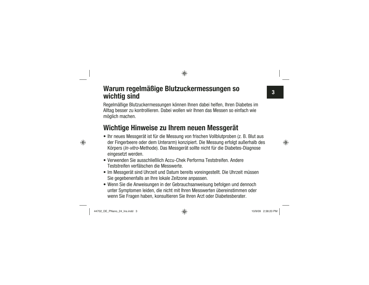 Wichtige hinweise zu ihrem neuen messgerät | Акку-Чек Перформа Нано User Manual | Page 87 / 332
