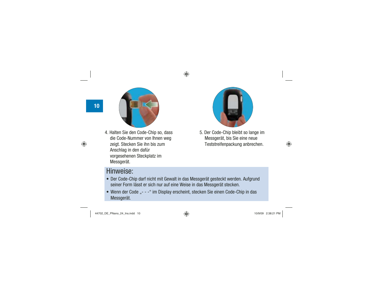 Hinweise | Акку-Чек Перформа Нано User Manual | Page 94 / 332