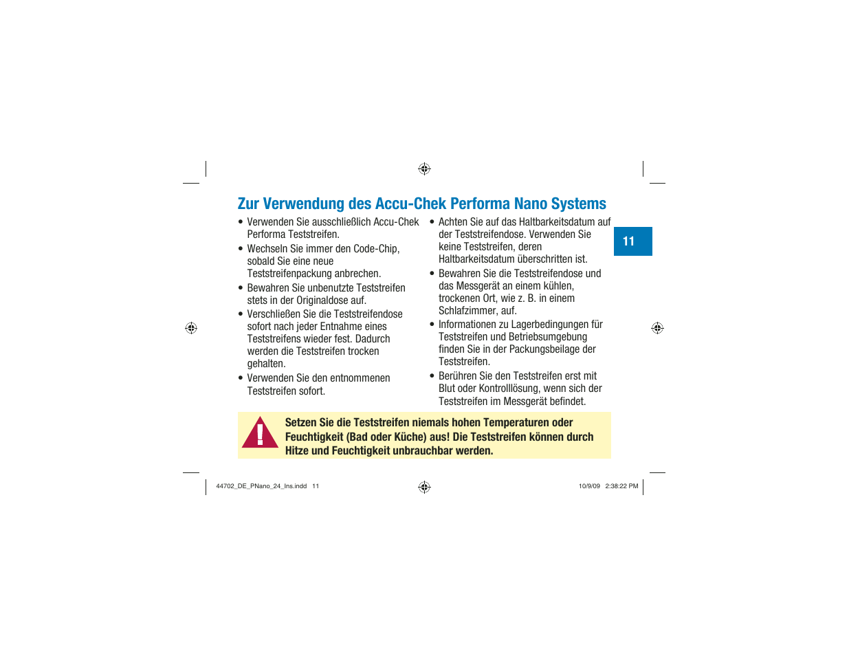 Zur verwendung des accu-chek performa nano systems | Акку-Чек Перформа Нано User Manual | Page 95 / 332