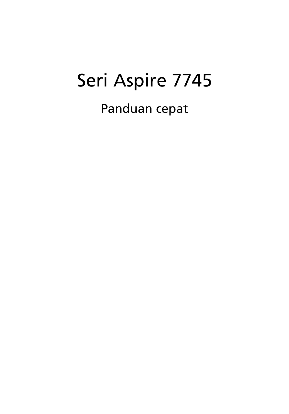 Bahasa indonesia, Seri aspire 7745 | Acer Aspire 7745Z User Manual | Page 353 / 376