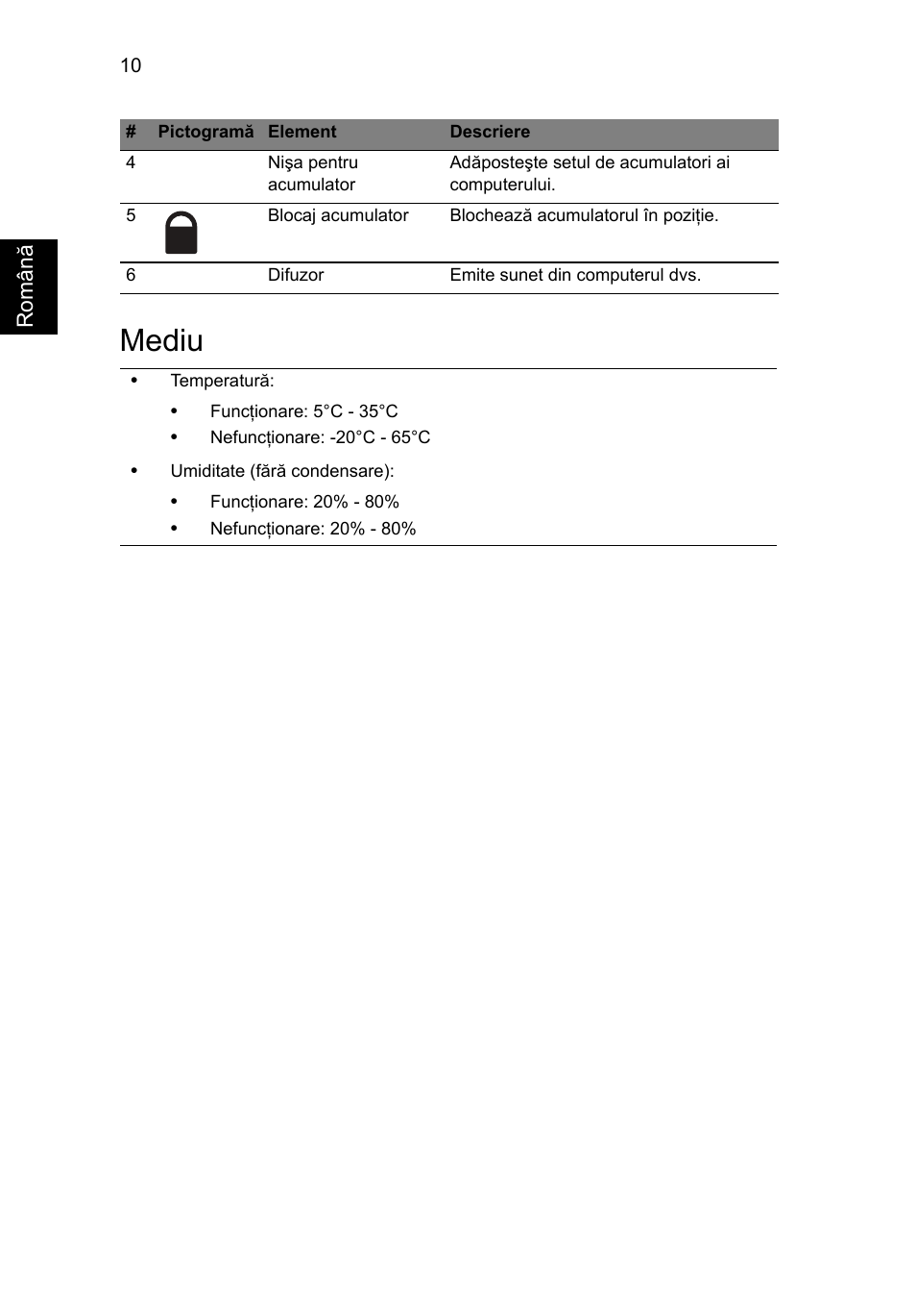 Mediu | Acer AOHAPPY2 User Manual | Page 212 / 318