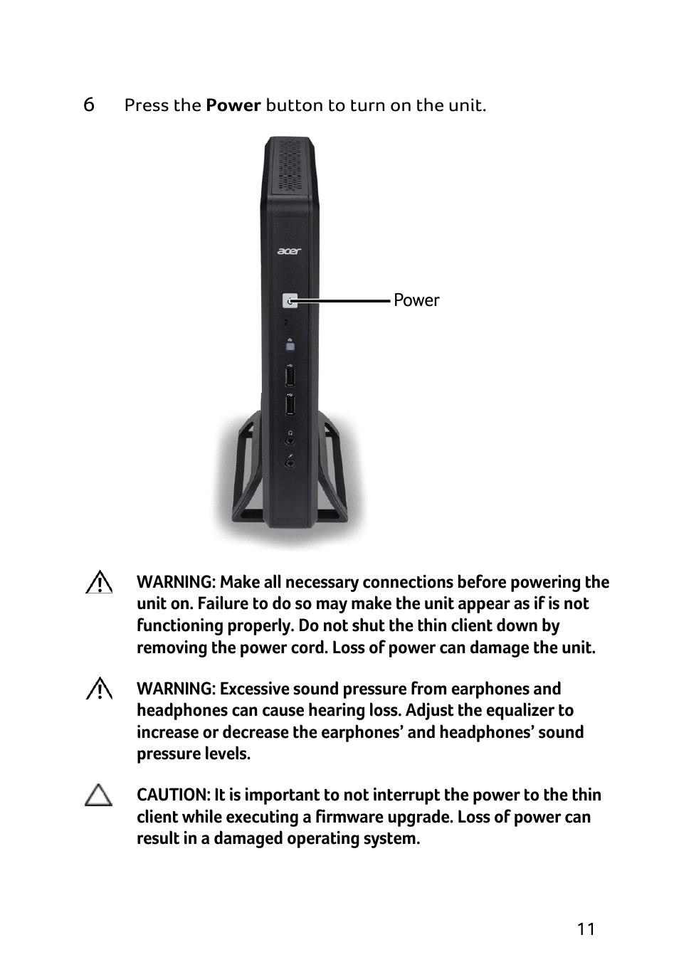 Acer X1240 User Manual | Page 13 / 130