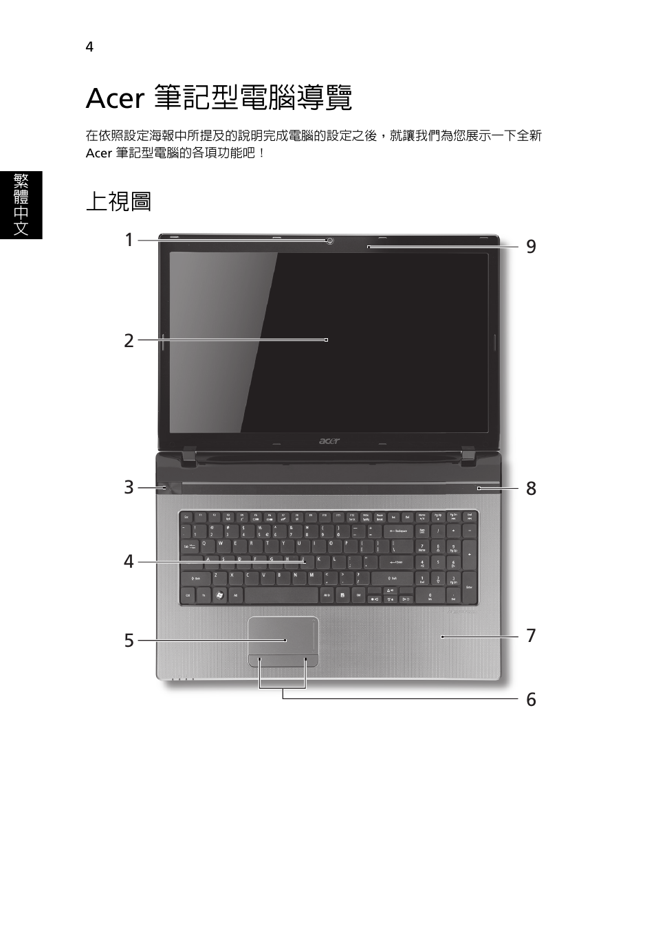 Acer 筆記型電腦導覽 | Acer Aspire 7750ZG User Manual | Page 280 / 316