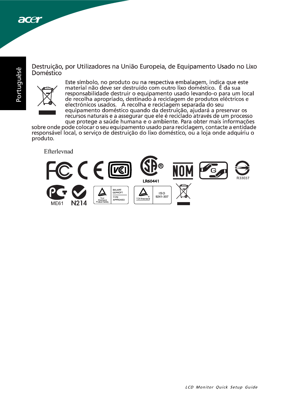Acer S191HQL User Manual | Page 16 / 32