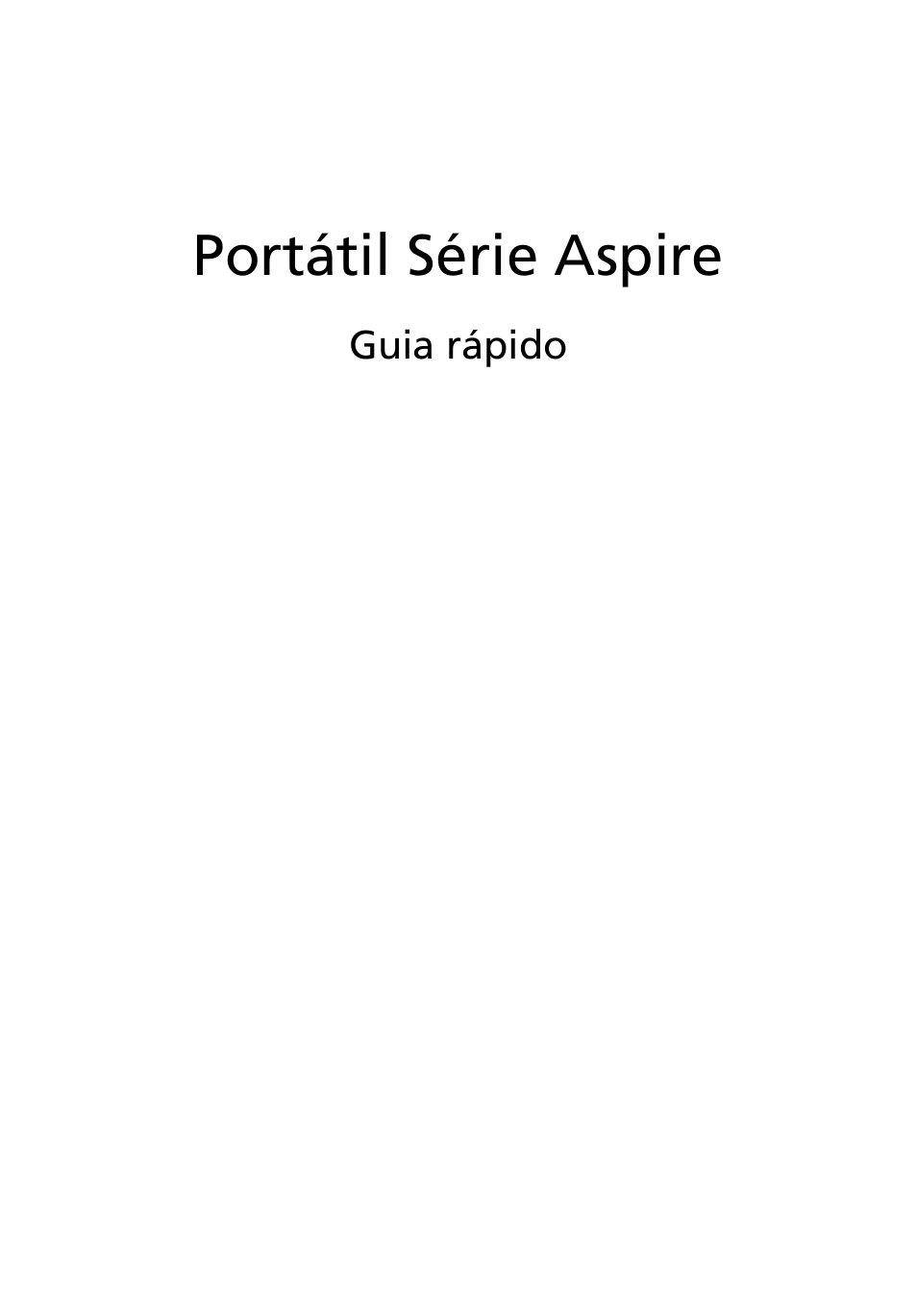 Português, Portátil série aspire | Acer Aspire 3830TG User Manual | Page 57 / 316