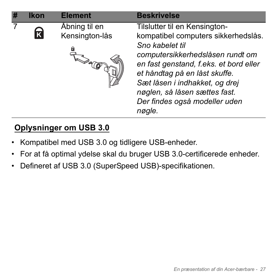 Oplysninger om usb 3.0 | Acer Aspire V5-571PG User Manual | Page 1009 / 3604