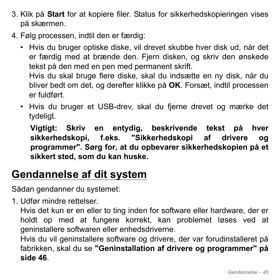 Gendannelse af dit system | Acer Aspire V5-571PG User Manual | Page 1027 / 3604
