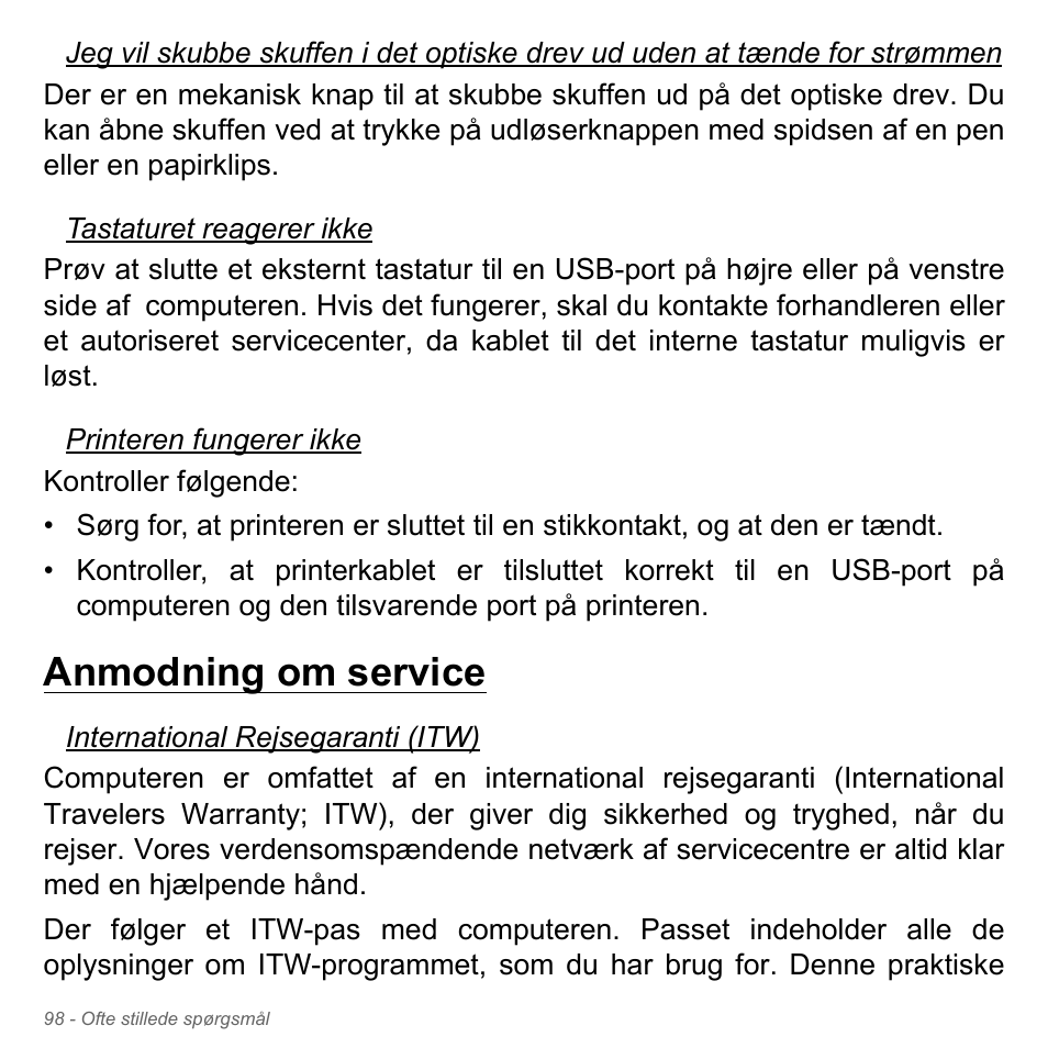Anmodning om service | Acer Aspire V5-571PG User Manual | Page 1080 / 3604