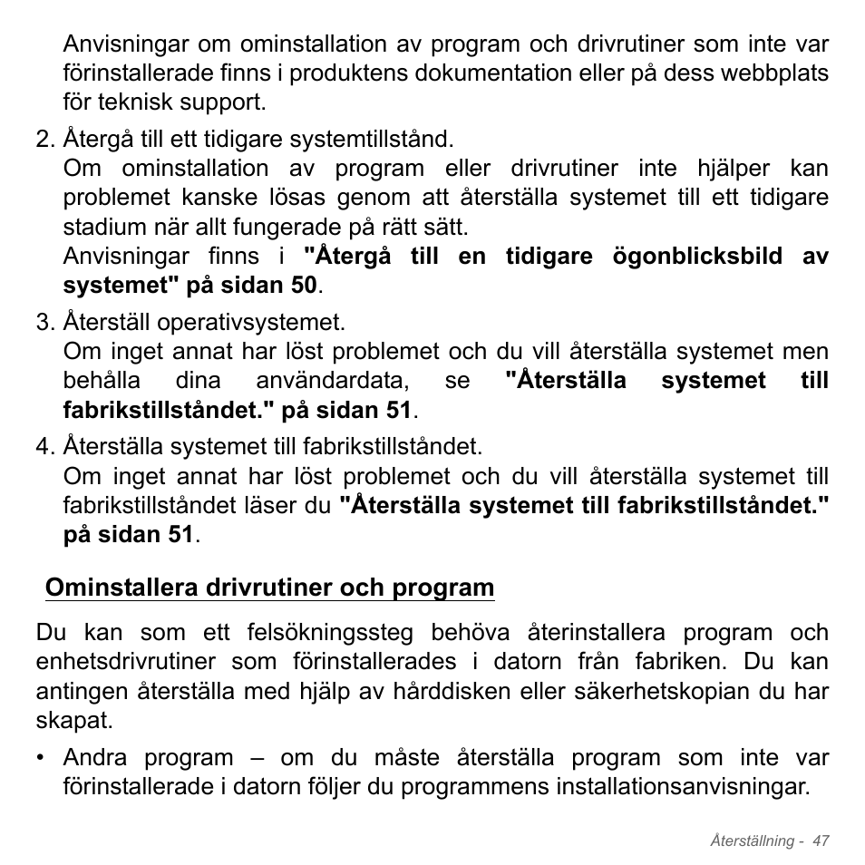 Ominstallera drivrutiner och program | Acer Aspire V5-571PG User Manual | Page 1145 / 3604