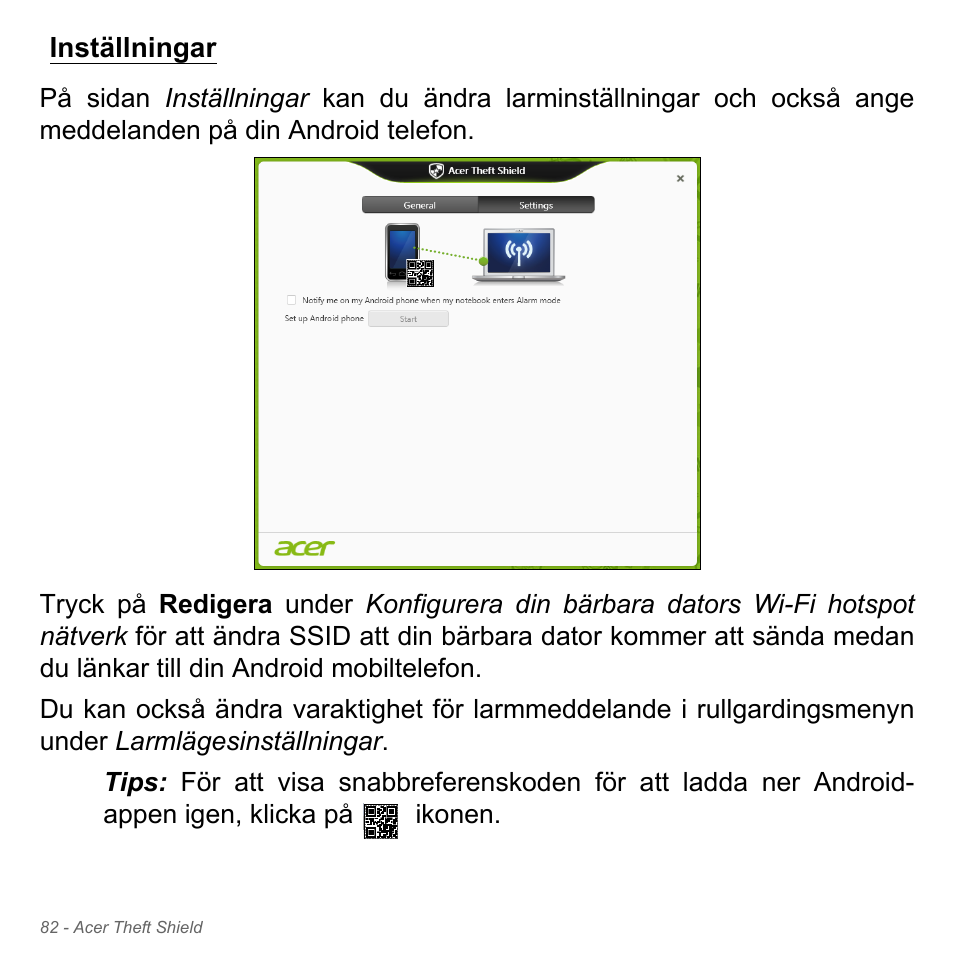 Inställningar | Acer Aspire V5-571PG User Manual | Page 1180 / 3604