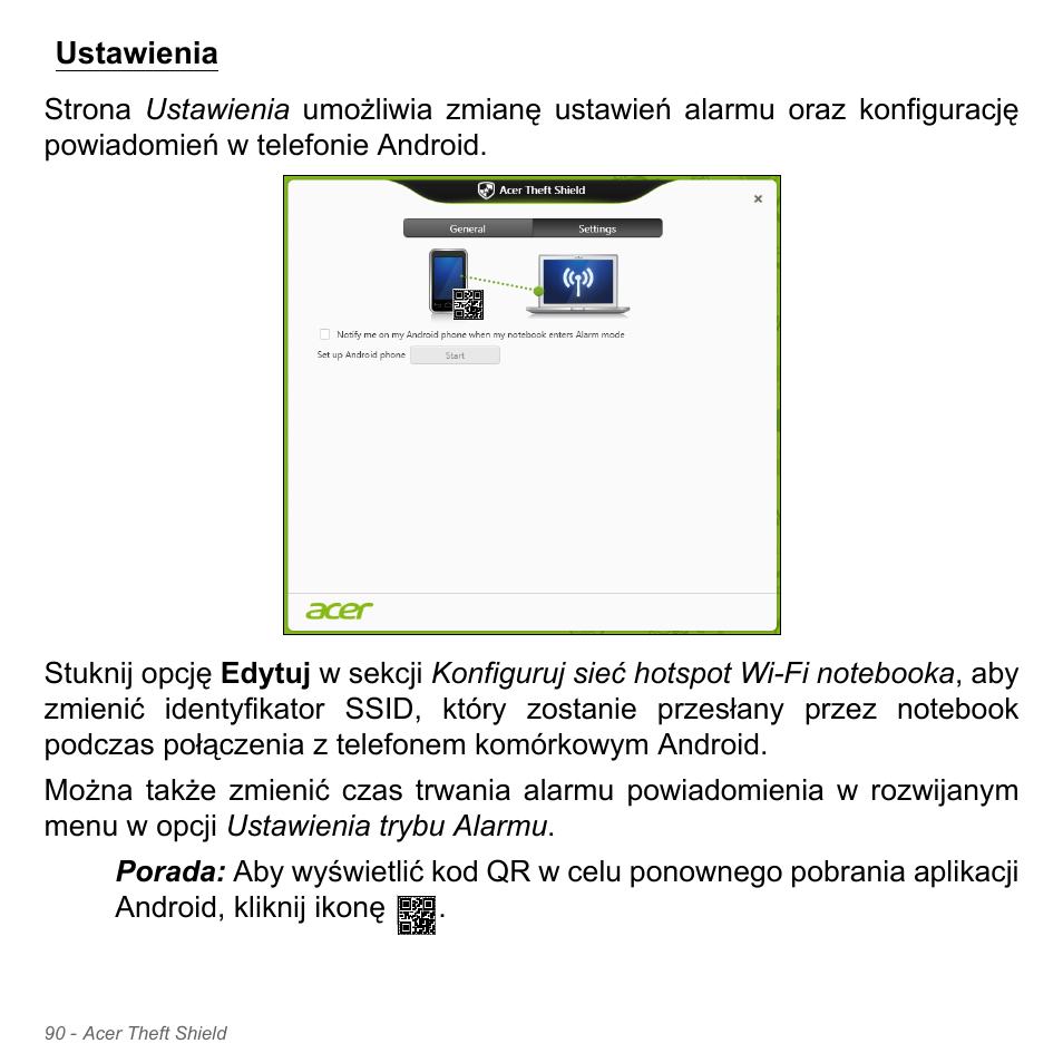 Ustawienia | Acer Aspire V5-571PG User Manual | Page 1560 / 3604