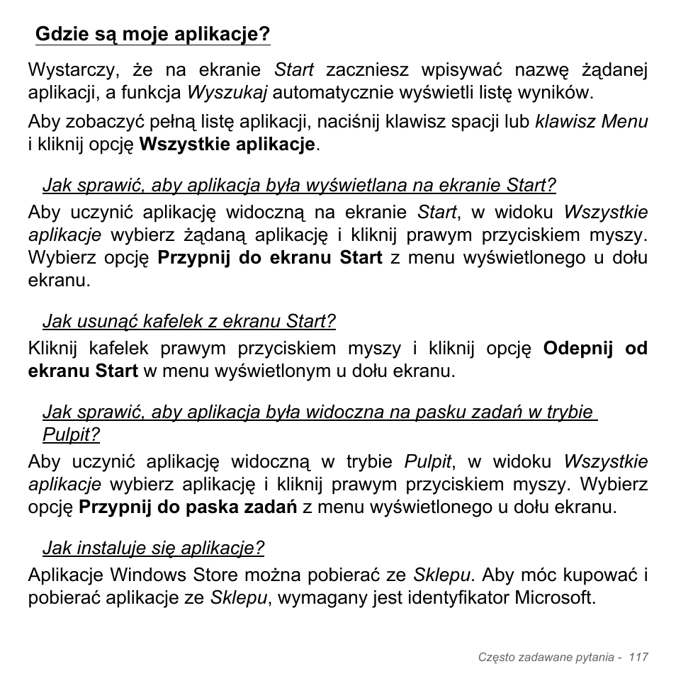 Gdzie są moje aplikacje | Acer Aspire V5-571PG User Manual | Page 1587 / 3604