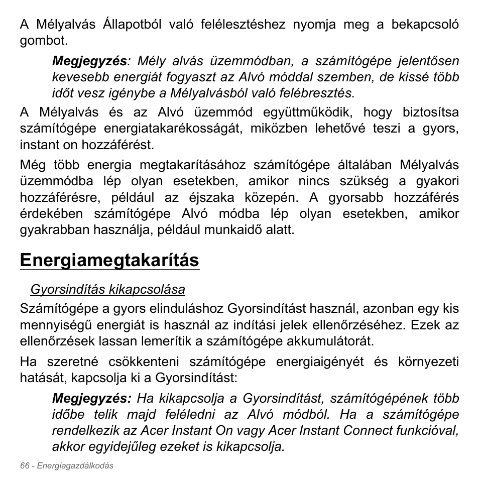 Energiamegtakarítás | Acer Aspire V5-571PG User Manual | Page 1664 / 3604