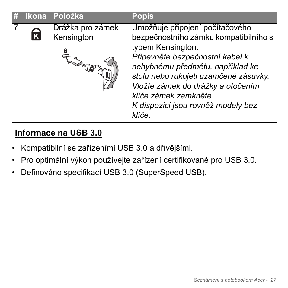 Informace na usb 3.0 | Acer Aspire V5-571PG User Manual | Page 1749 / 3604