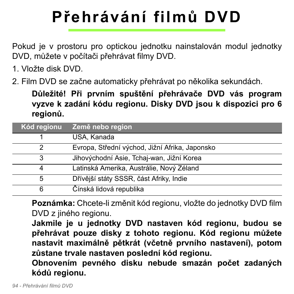 Přehrávání filmů dvd | Acer Aspire V5-571PG User Manual | Page 1816 / 3604
