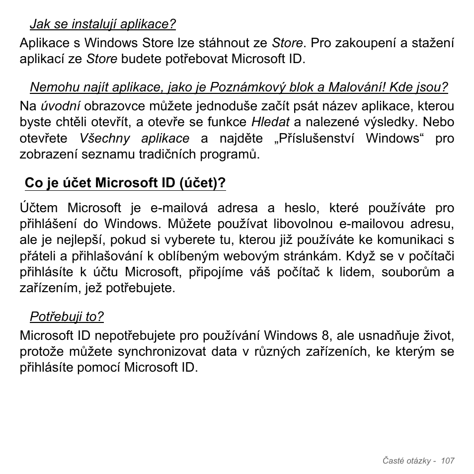 Co je účet microsoft id (účet) | Acer Aspire V5-571PG User Manual | Page 1829 / 3604