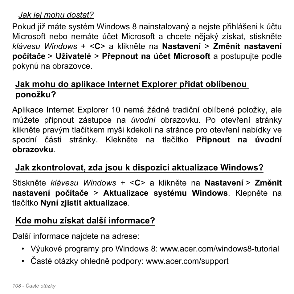 Kde mohu získat další informace | Acer Aspire V5-571PG User Manual | Page 1830 / 3604