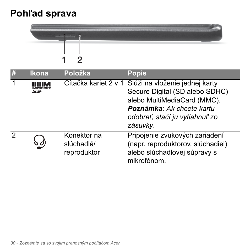 Pohľad sprava | Acer Aspire V5-571PG User Manual | Page 1870 / 3604