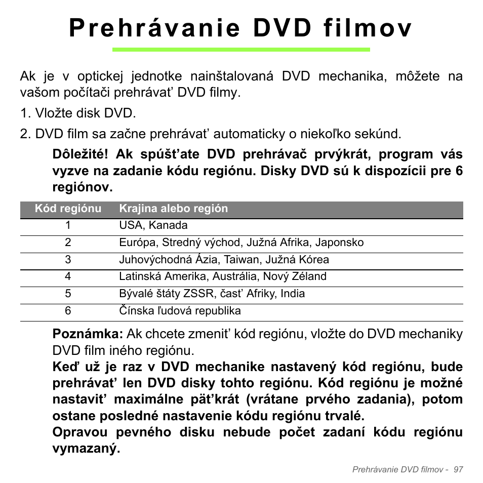 Prehrávanie dvd filmov | Acer Aspire V5-571PG User Manual | Page 1937 / 3604