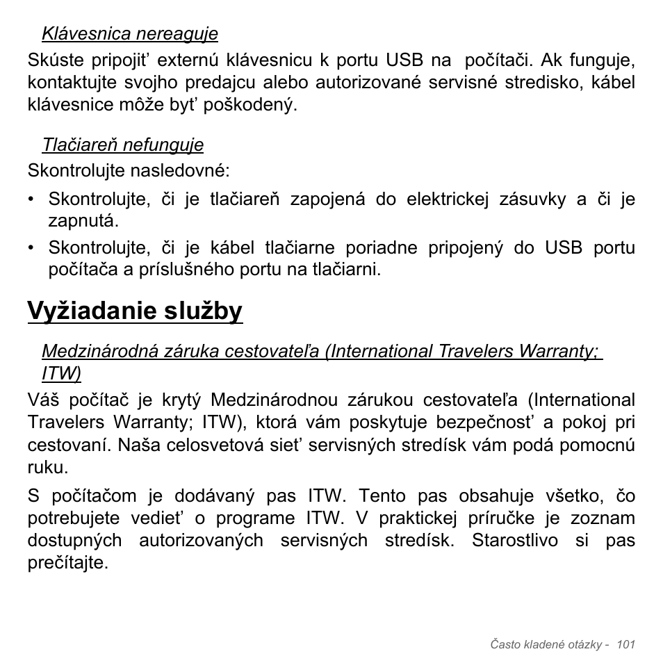 Vyžiadanie služby | Acer Aspire V5-571PG User Manual | Page 1941 / 3604