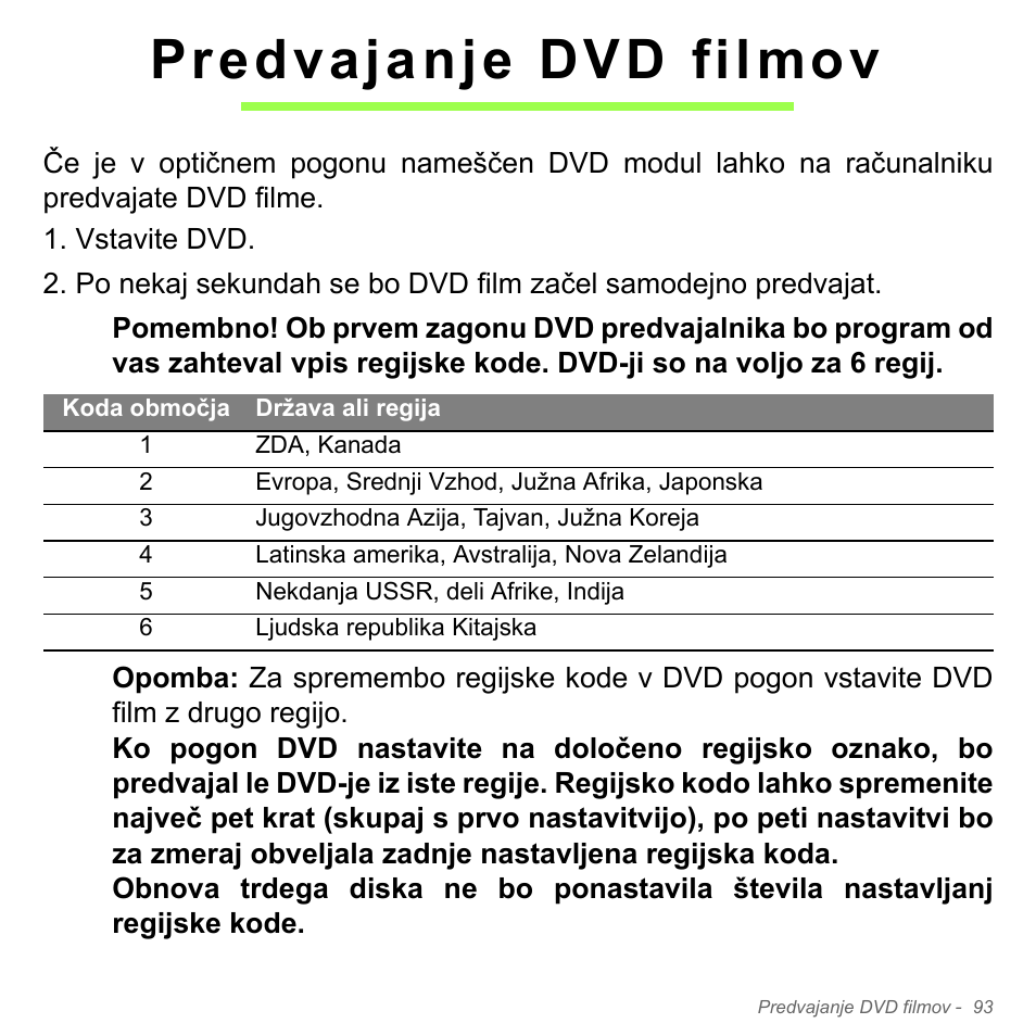 Predvajanje dvd filmov | Acer Aspire V5-571PG User Manual | Page 2053 / 3604