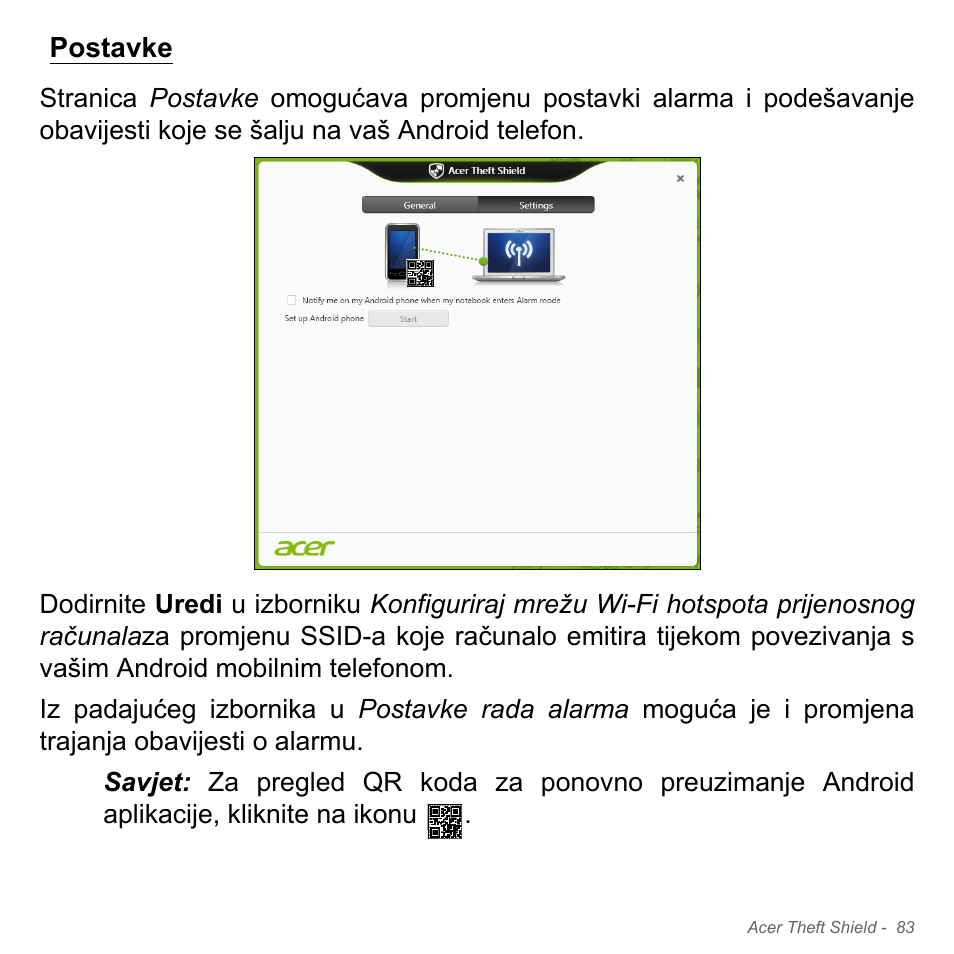 Postavke | Acer Aspire V5-571PG User Manual | Page 2159 / 3604