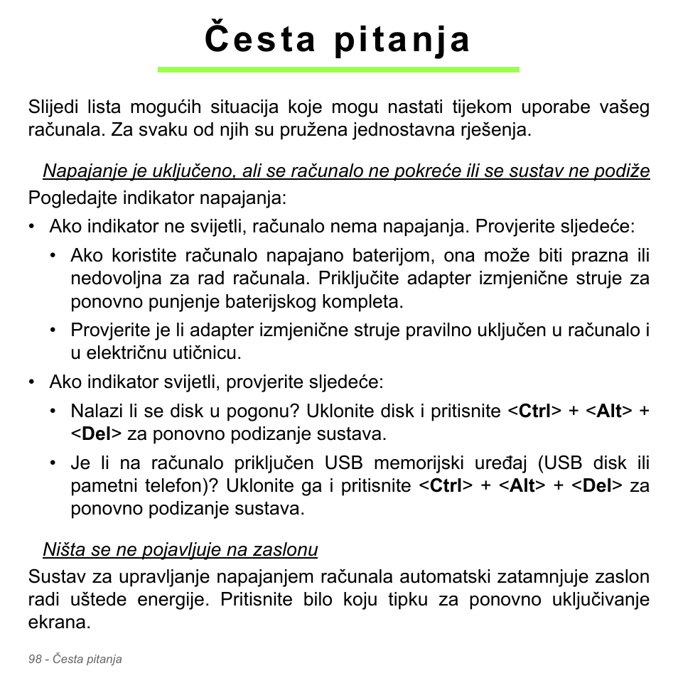 Česta pitanja | Acer Aspire V5-571PG User Manual | Page 2174 / 3604