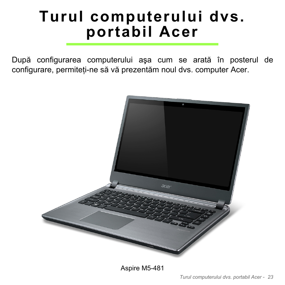 Turul computerului dvs. portabil acer | Acer Aspire V5-571PG User Manual | Page 2219 / 3604