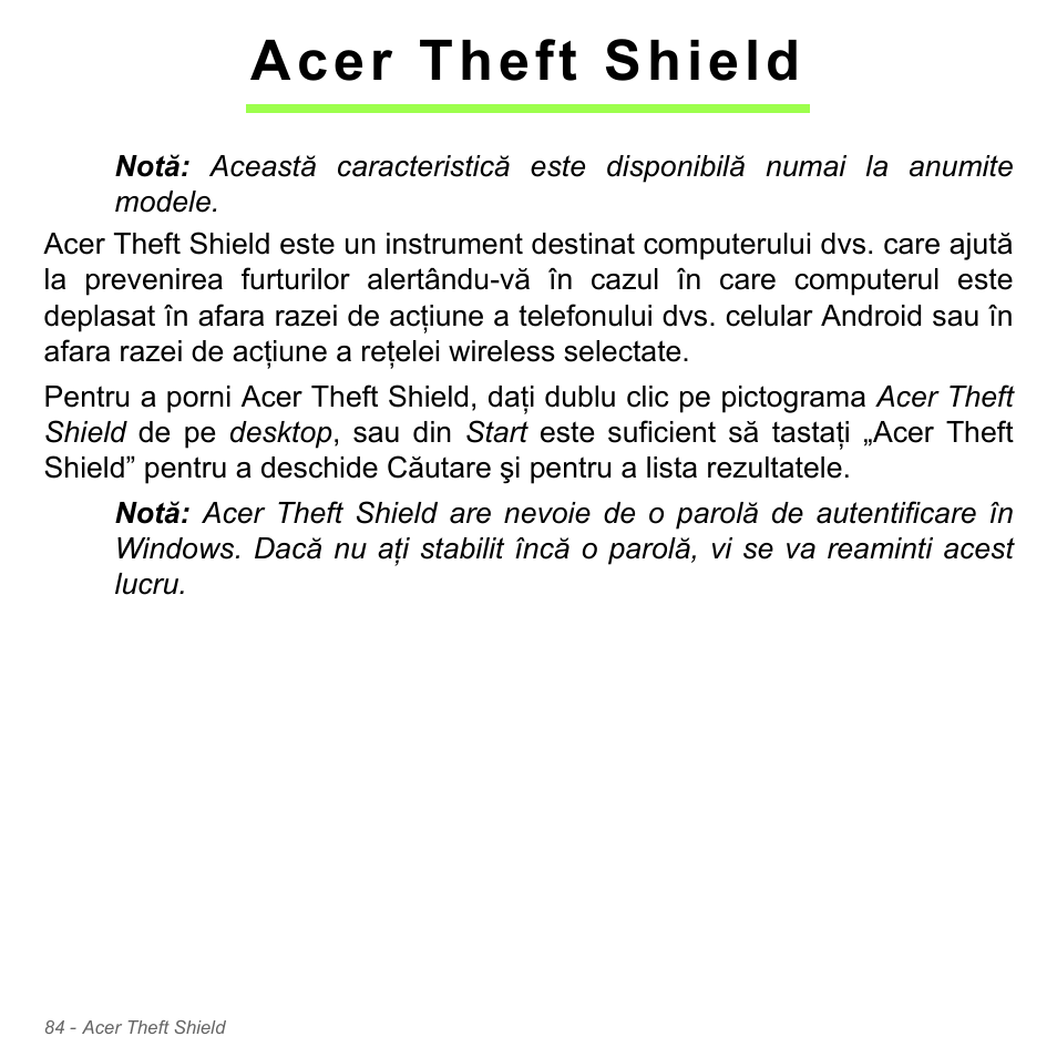 Acer theft shield | Acer Aspire V5-571PG User Manual | Page 2280 / 3604